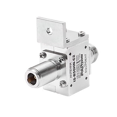 Protector RF Coaxial Para 125 a 1000 MHz Con Ceja Frontal Con Conectores N Hembra en Ambos Lados, 50 Ω Protector RF Coaxial Para 125 a 1000 MHz Con Ceja Frontal Con Conectores N Hembra en Ambos Lados, 50 Ω
